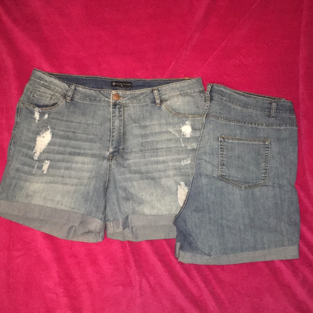 Size 18 jean shorts